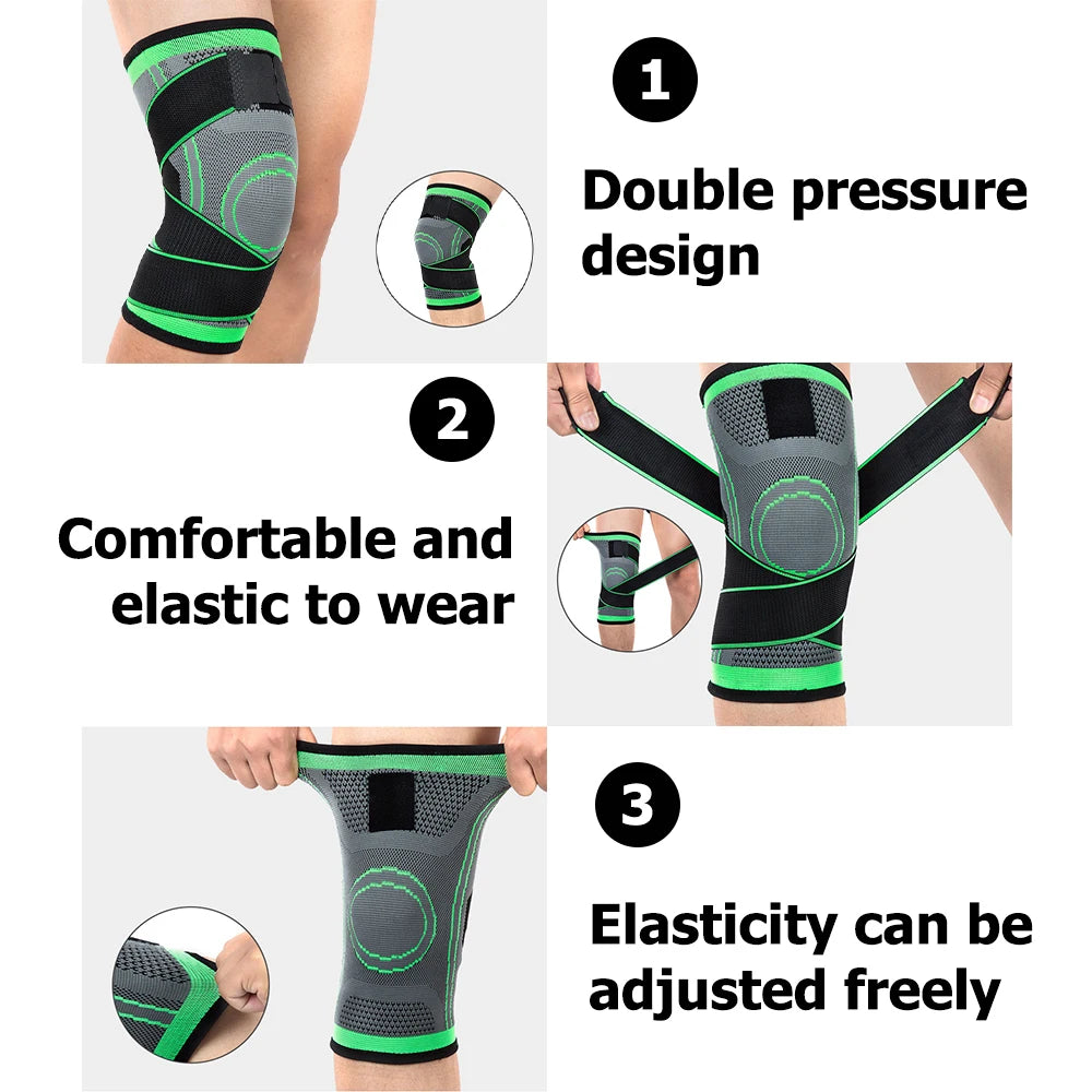 Pressurized Elastic Knee Pads