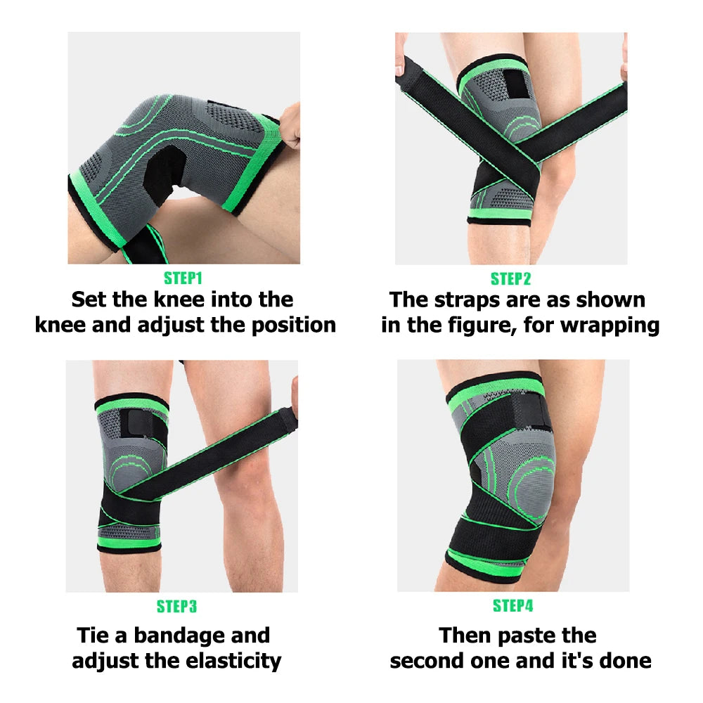 Pressurized Elastic Knee Pads